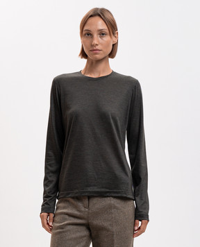 Marco Pescarolo Green cashmere longsleeve AMATA2D54Y02