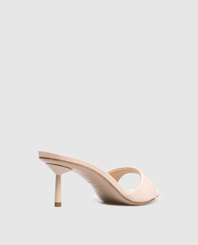 Le Silla Bella beige patent leather mules 6625E060BXPPGSL