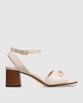 Doucal's Ivory leather sandals DD8885DAISUF073