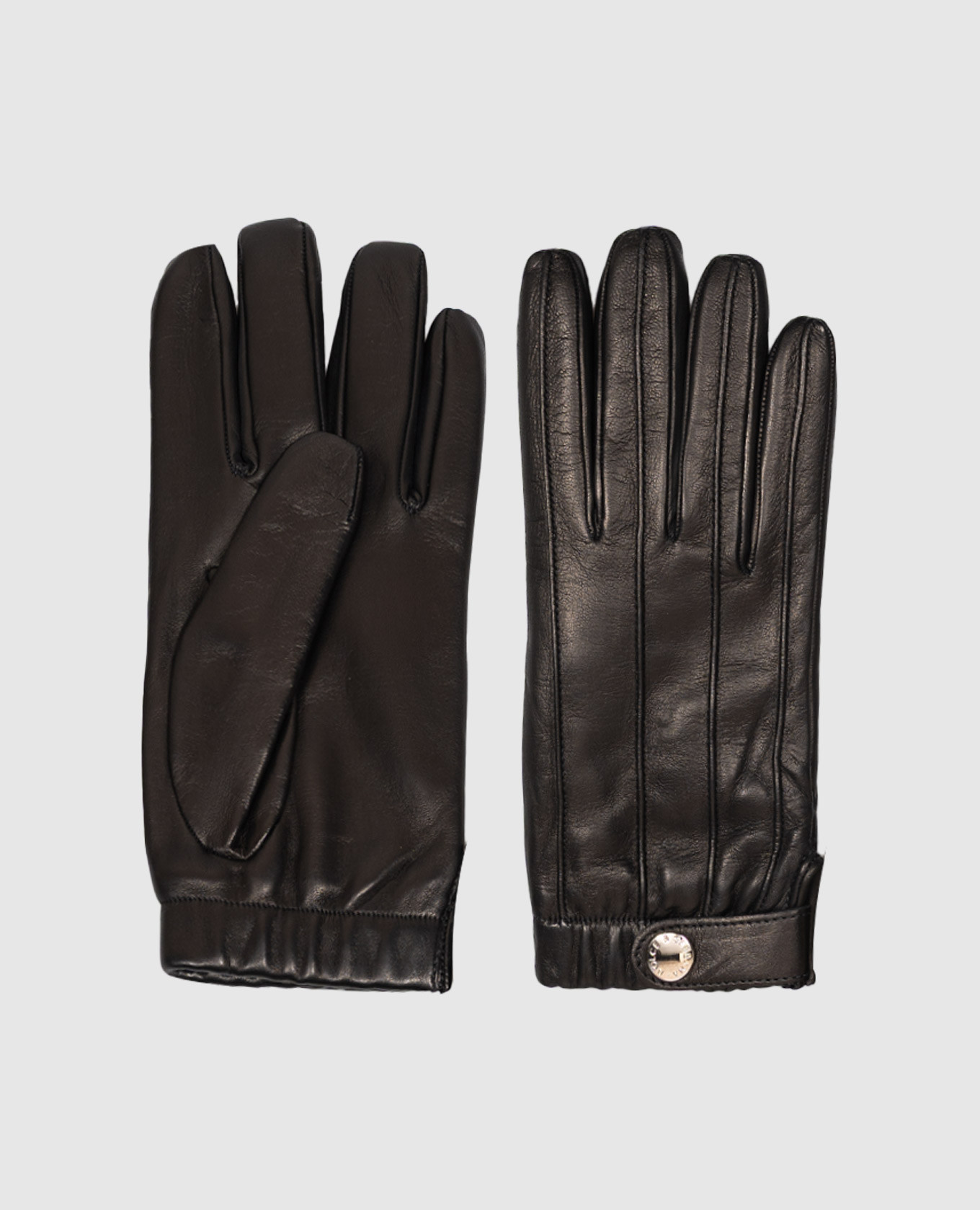 Black leather gloves Dolce&Gabbana