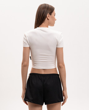Palm Angels White Bra Baby top PWAA077S26JER002