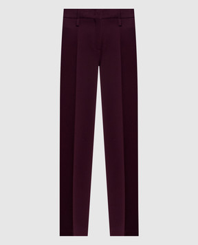 Ermanno Scervino Burgundy pants D496P310ILM