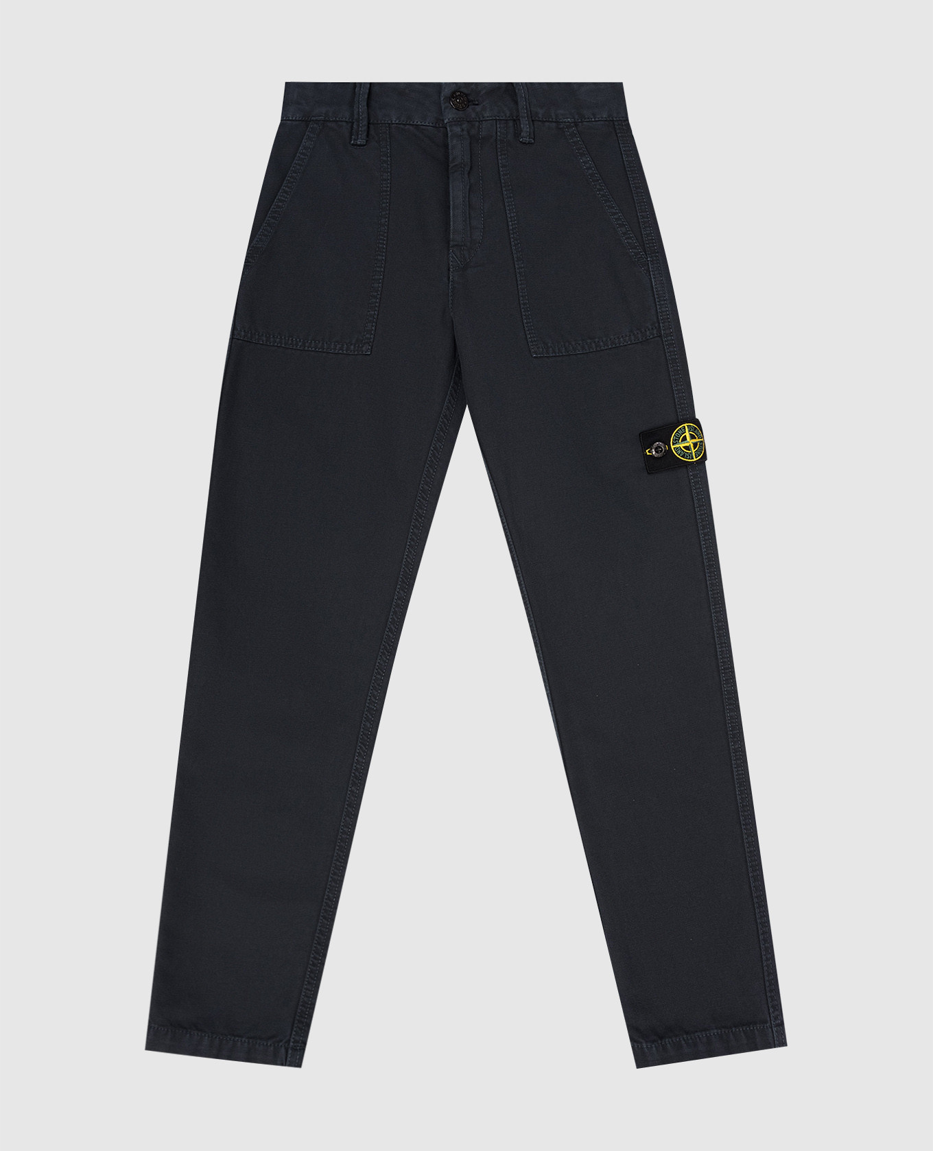 

Children's blue pants with logo Stone Island