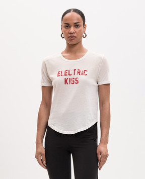 Ann Demeulemeester Floor Micro T-shirt in ivory B0013923FA740