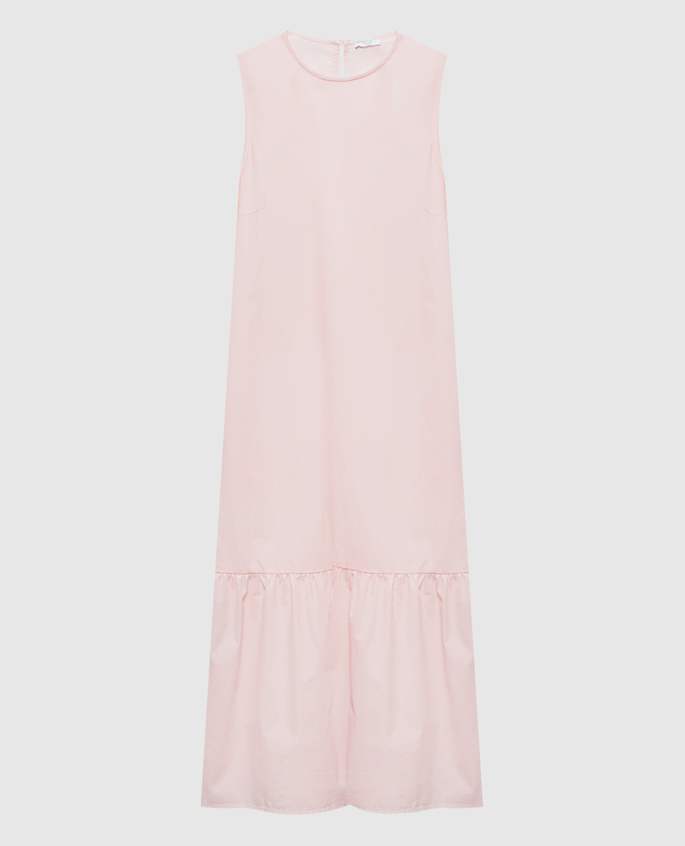 

Pink midi dress with ruffles Peserico