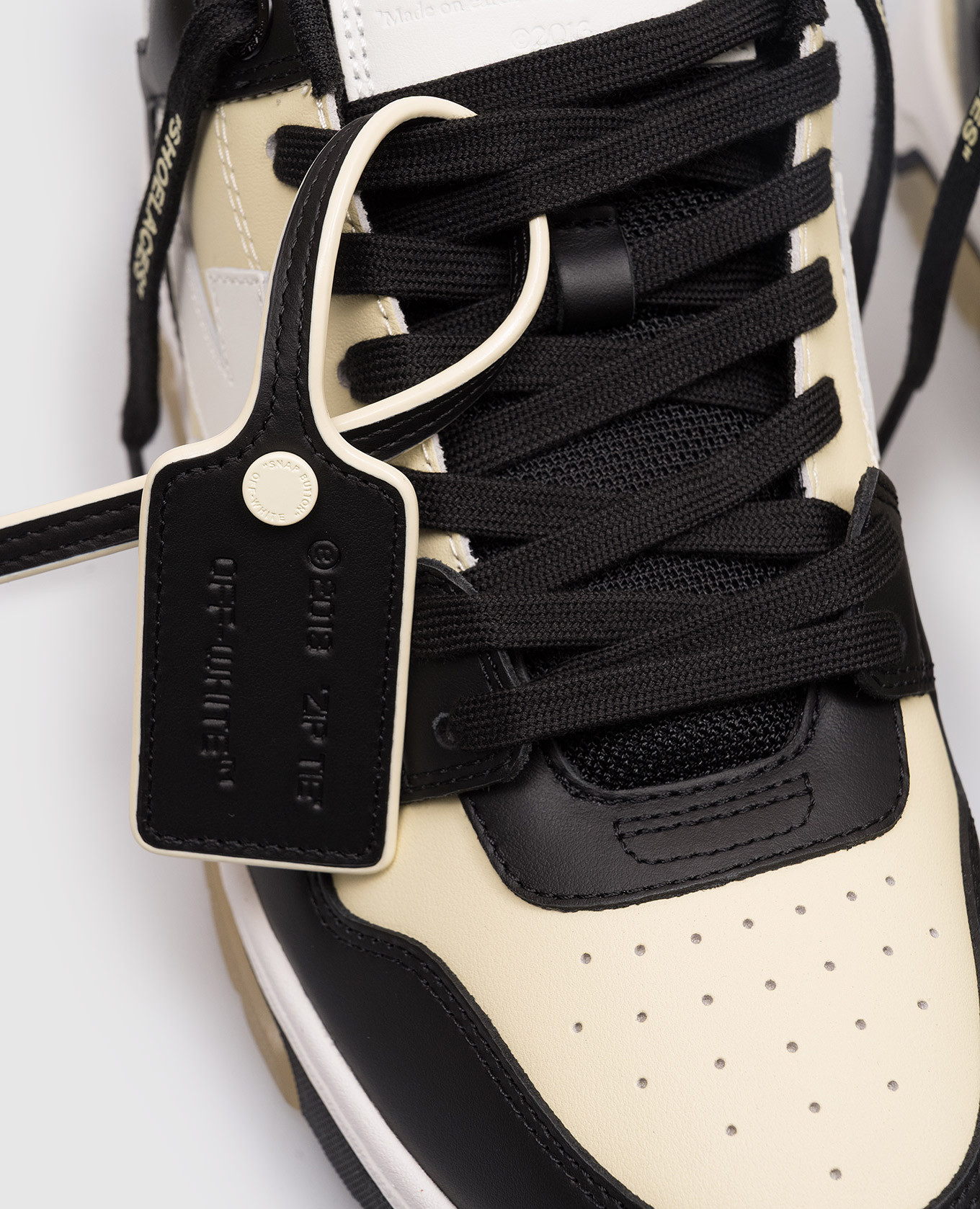 

Out Of Office leather sneakers with contrast logo Off-White, Beige