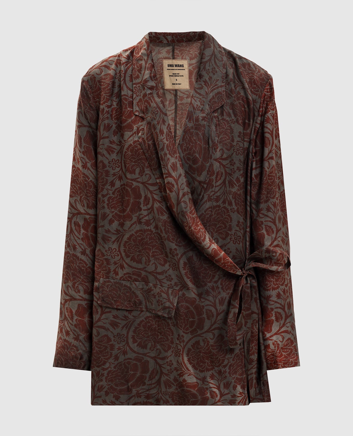 

Khloe floral print puffer jacket UMA WANG, Grey