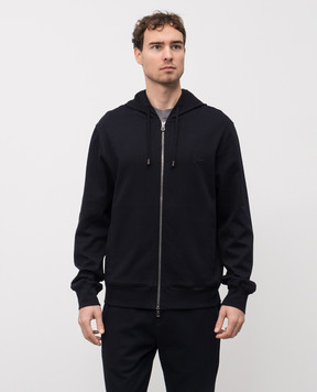 ISAIA Blue sports jacket with hood MFRI18J0300