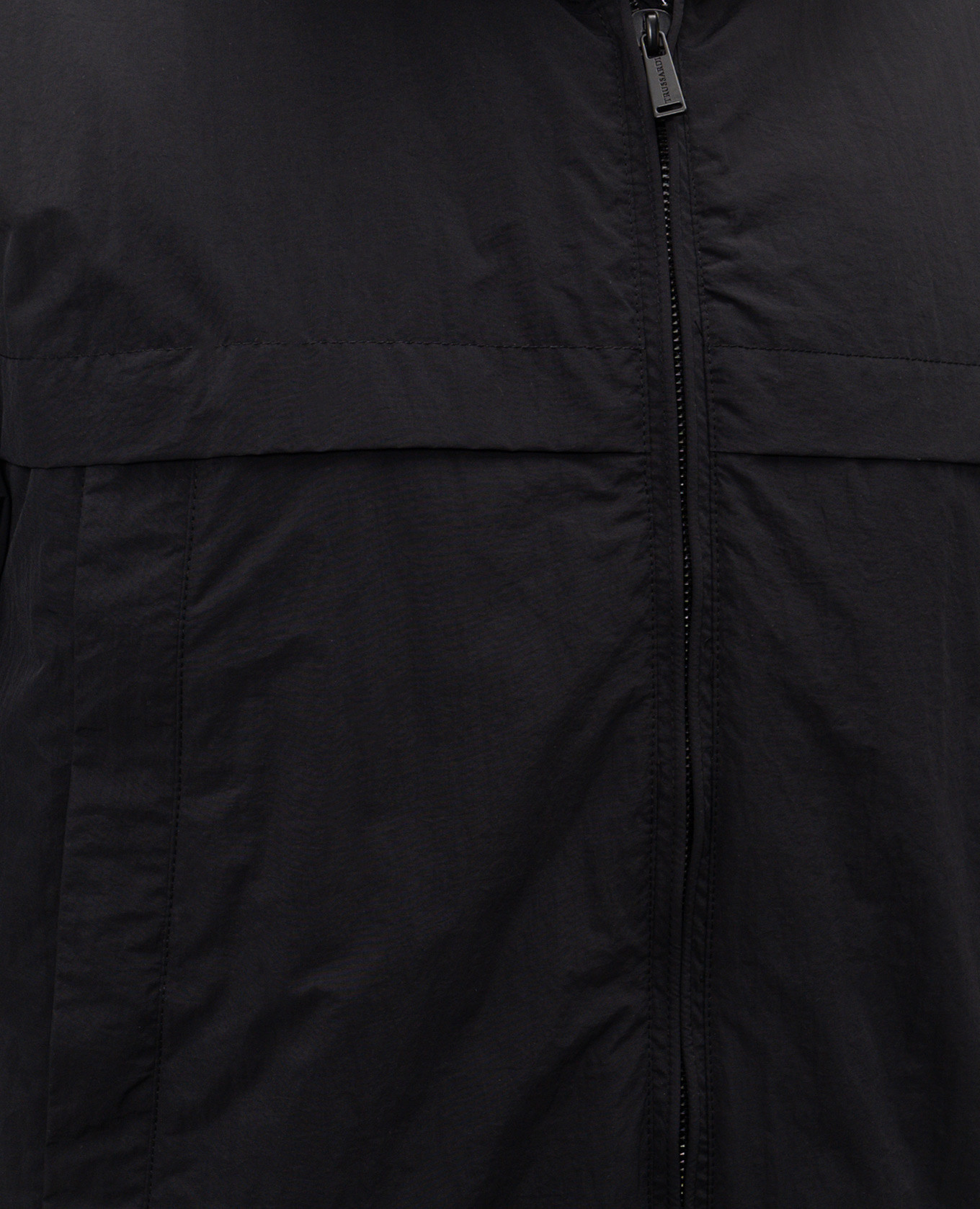 

Black windbreaker Trussardi