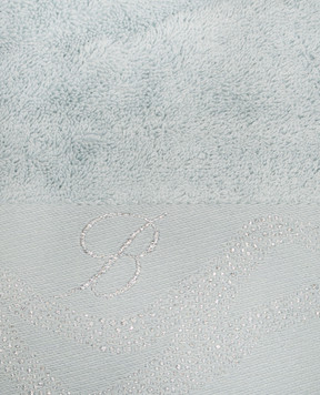 Blumarine Home Set of blue Crystelle terry towels with embroidery 5 pcs H0000230044