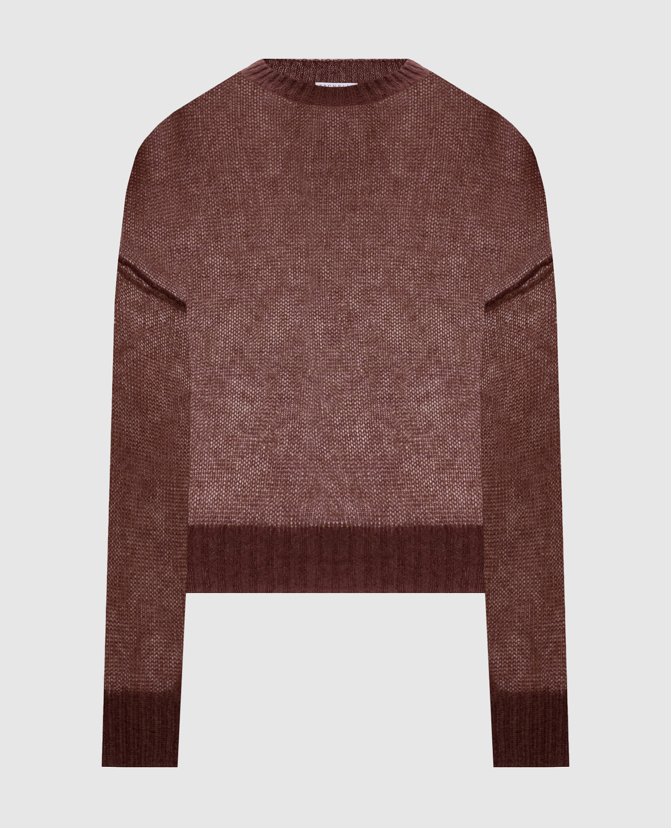 Brown wool sweater