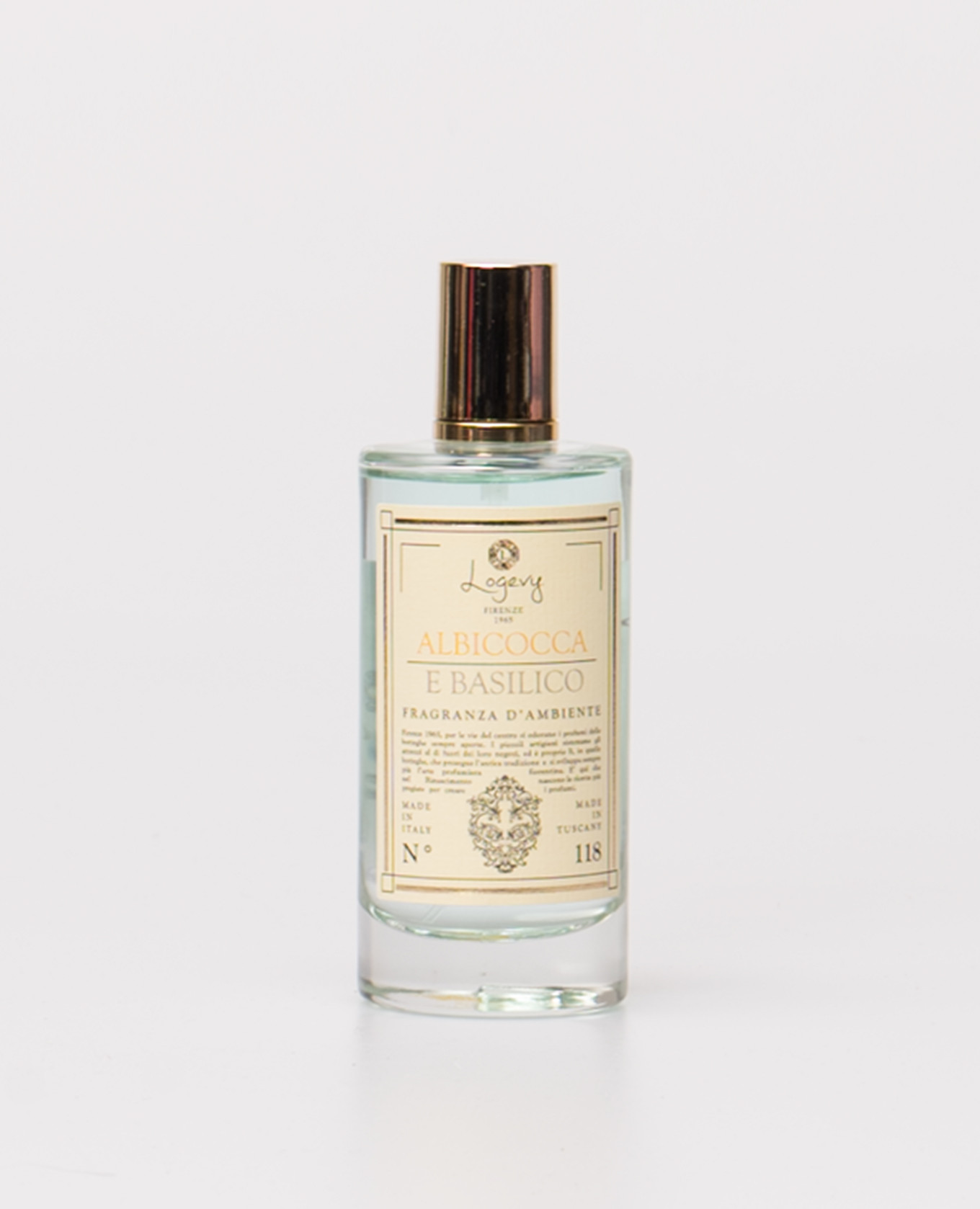 

Perfumed spray for home Albicocca e Basilico  Logevy, Light blue