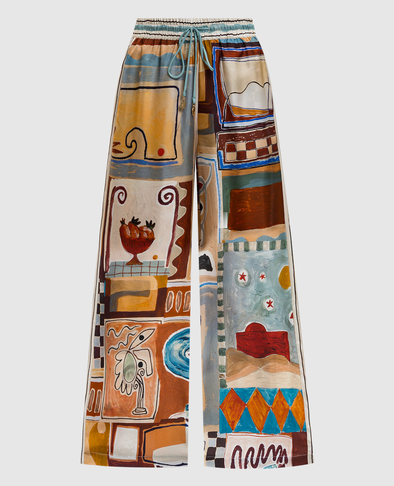 

Michelle silk palazzo Alemais, White