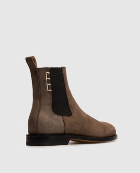 JW Anderson Brown suede chelsea boots CT0002LA0319