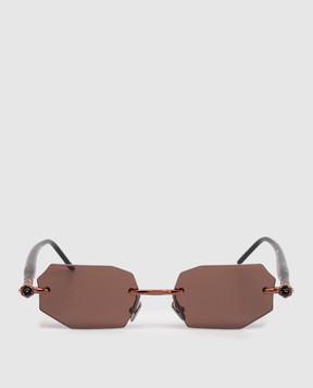 Kuboraum Brown sunglasses P63 KRSP63BZHB00004M