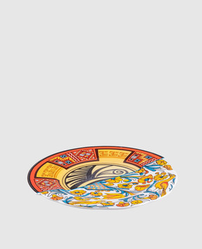 SELETTI Porcelain dessert plate Huricanga 09122