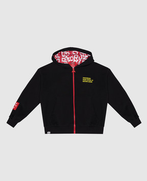 Sprayground Children's black Shark sports jacket SPY1385EBLK