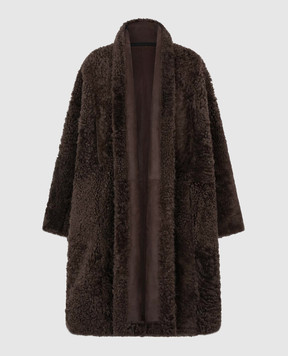 Tom Ford Brown sheepskin coat CPF719FUX164