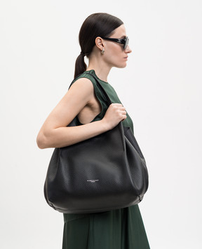 Gianni Chiarini Dua black leather tote bag BS9720RNGDBLTU
