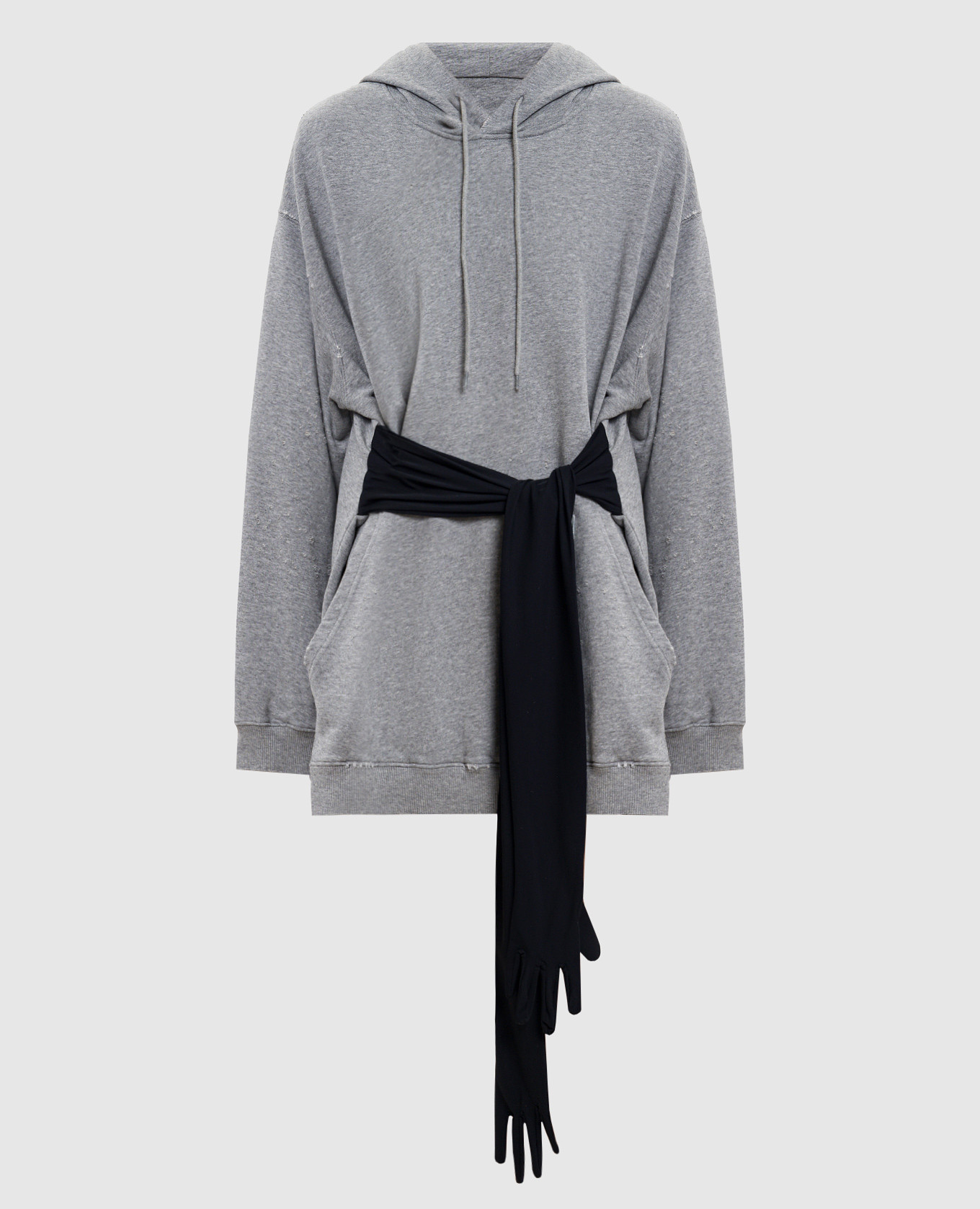 

Gray melange hoodie dress Maison Margiela MM6, Grey