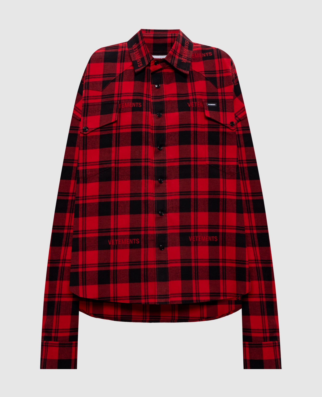 

Red checkered shirt Vetements