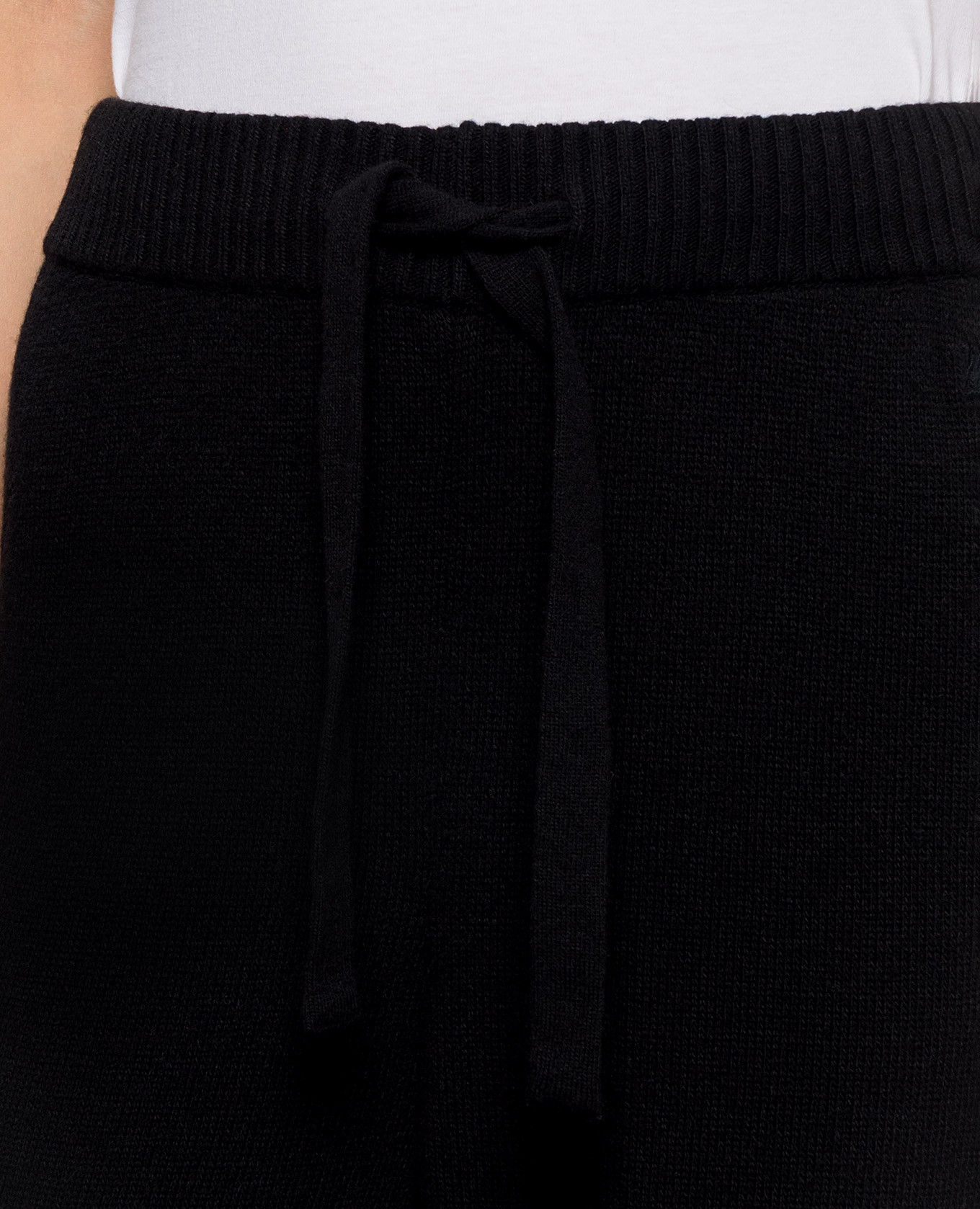 Black wool sweatpants Woolrich 5