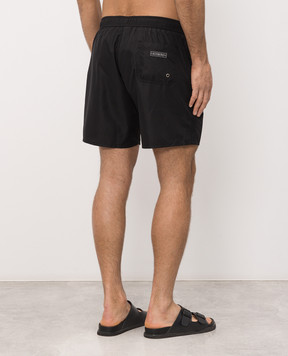 Iceberg Black logo print swim shorts ICE26MBM01