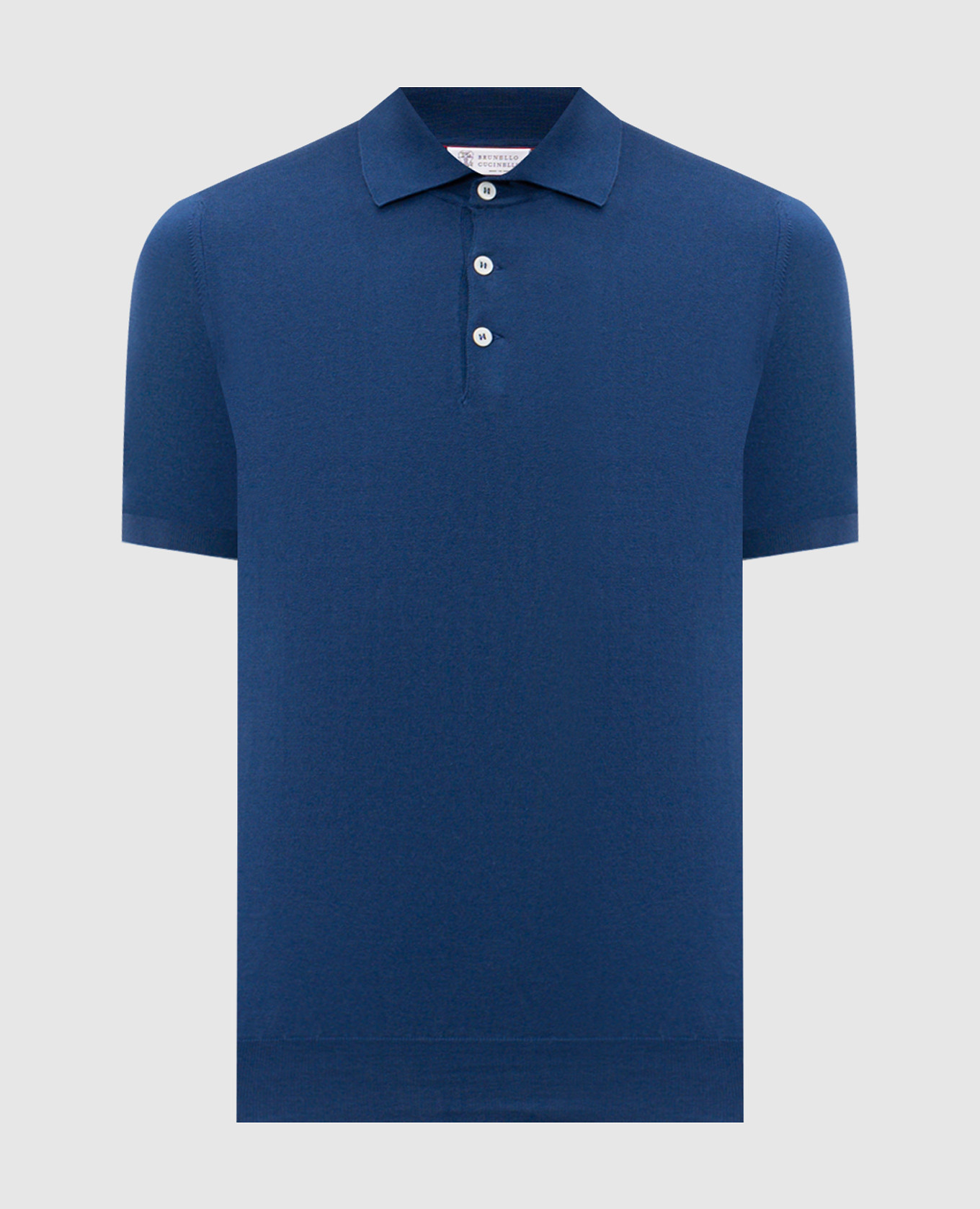 Blue polo shirt