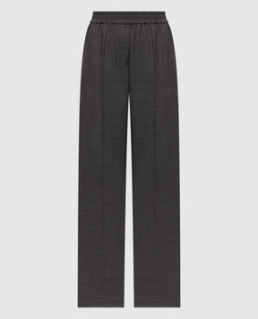 Brunello Cucinelli Gray pants with wool MPW07P9002