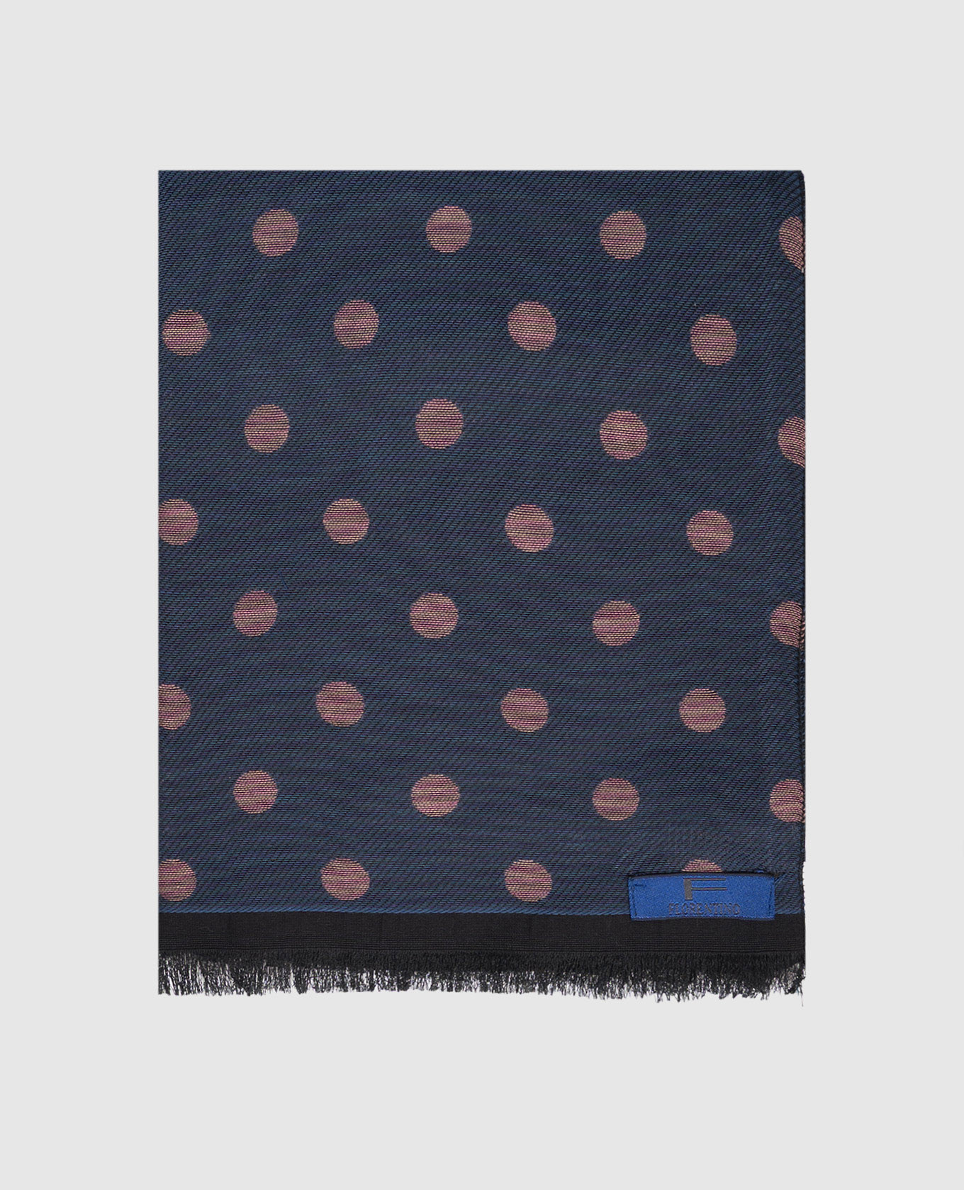 

Blue polka dot scarf Florentino