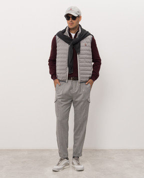 Brunello Cucinelli Burgundy cashmere jumper M2200124