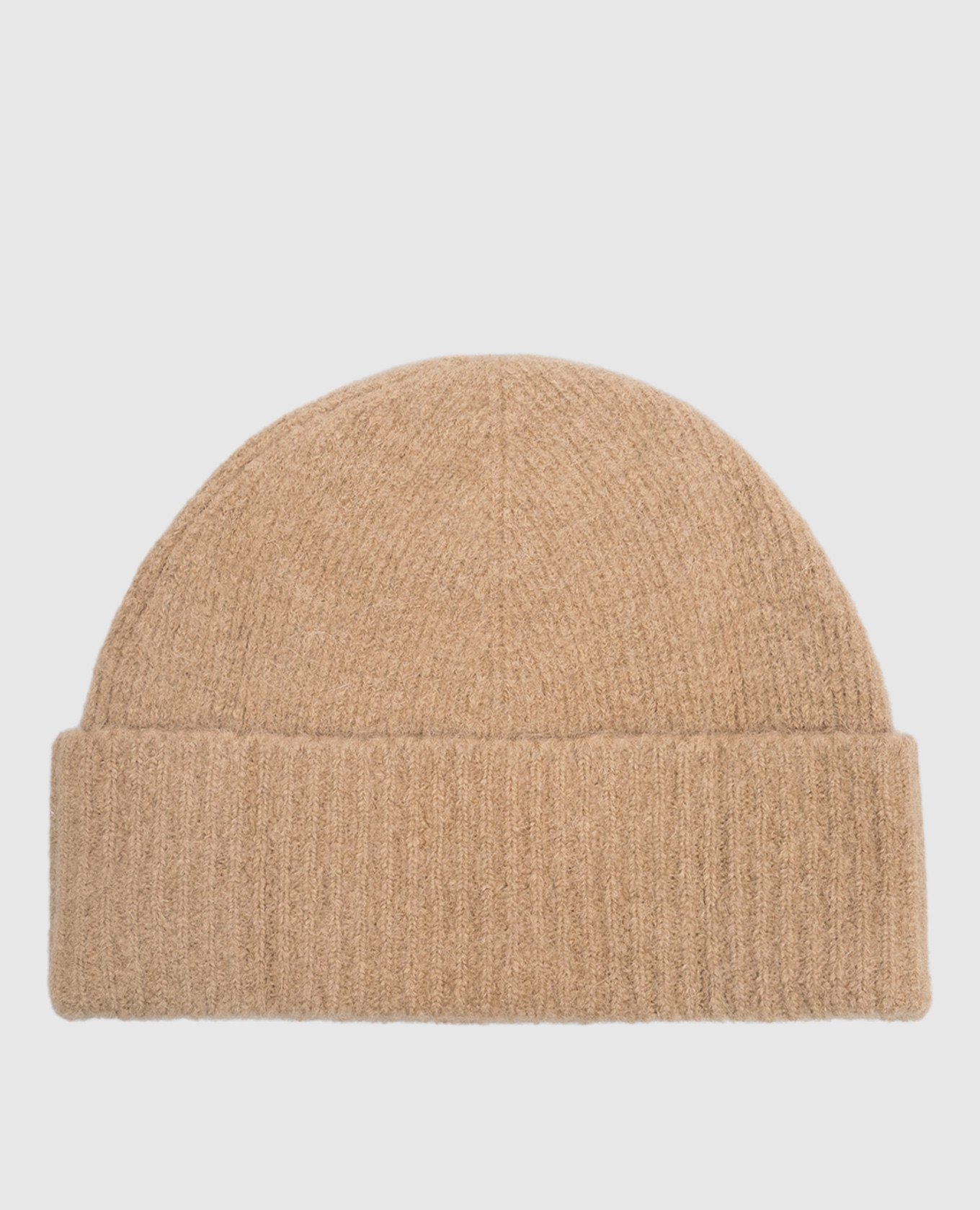 Beige alpaca wool hat Ami Paris 3
