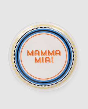 Bitossi Home Mamma Mia white porcelain pizza plate GST00003