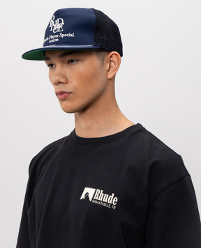 Rhude Blue cap with logo embroidery RHPS26HA01125
