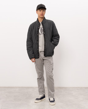 C.P. Company Green jacket with logo embroidery MOW239A110745G