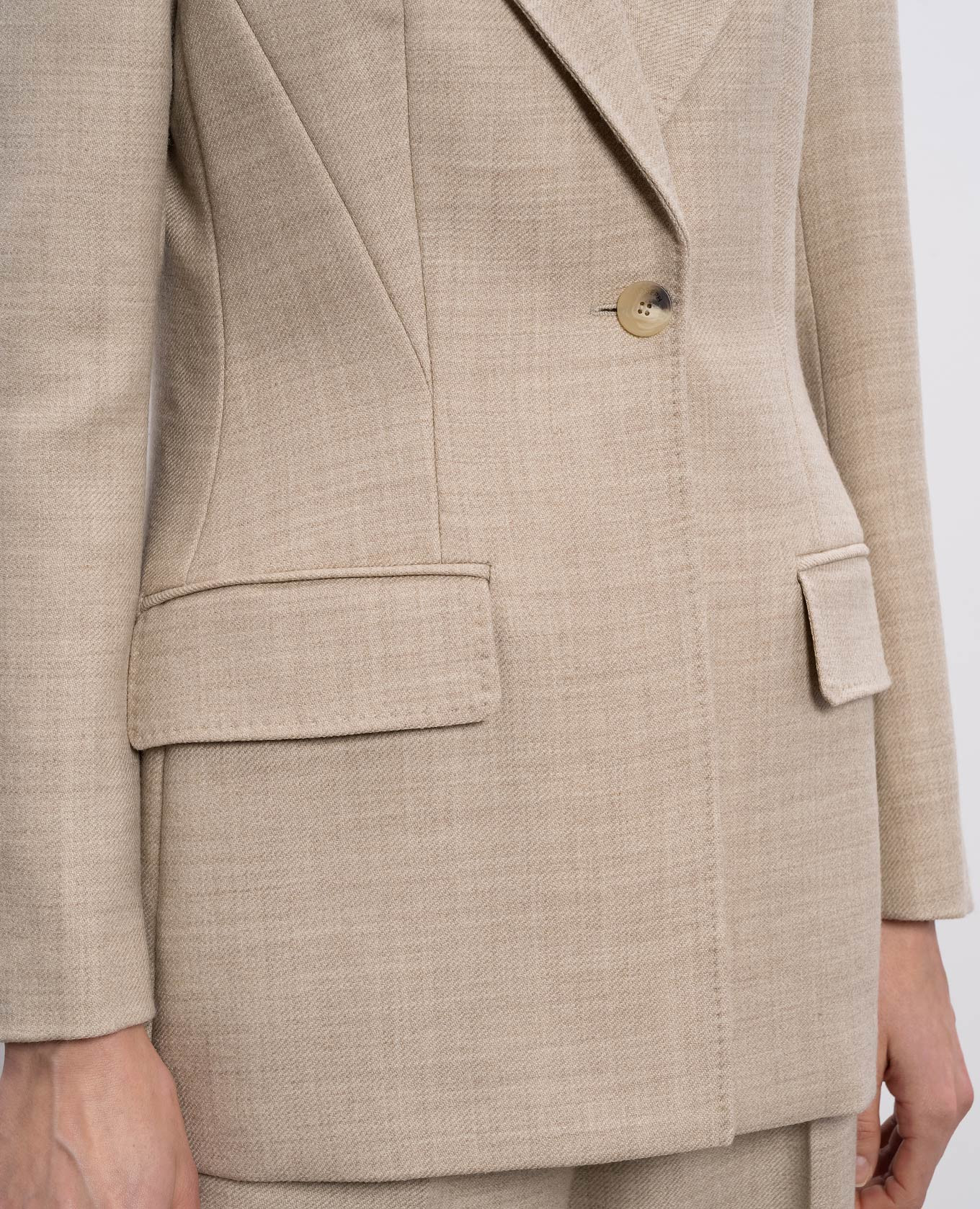 Fallon beige wool jacket JOSEPH 5