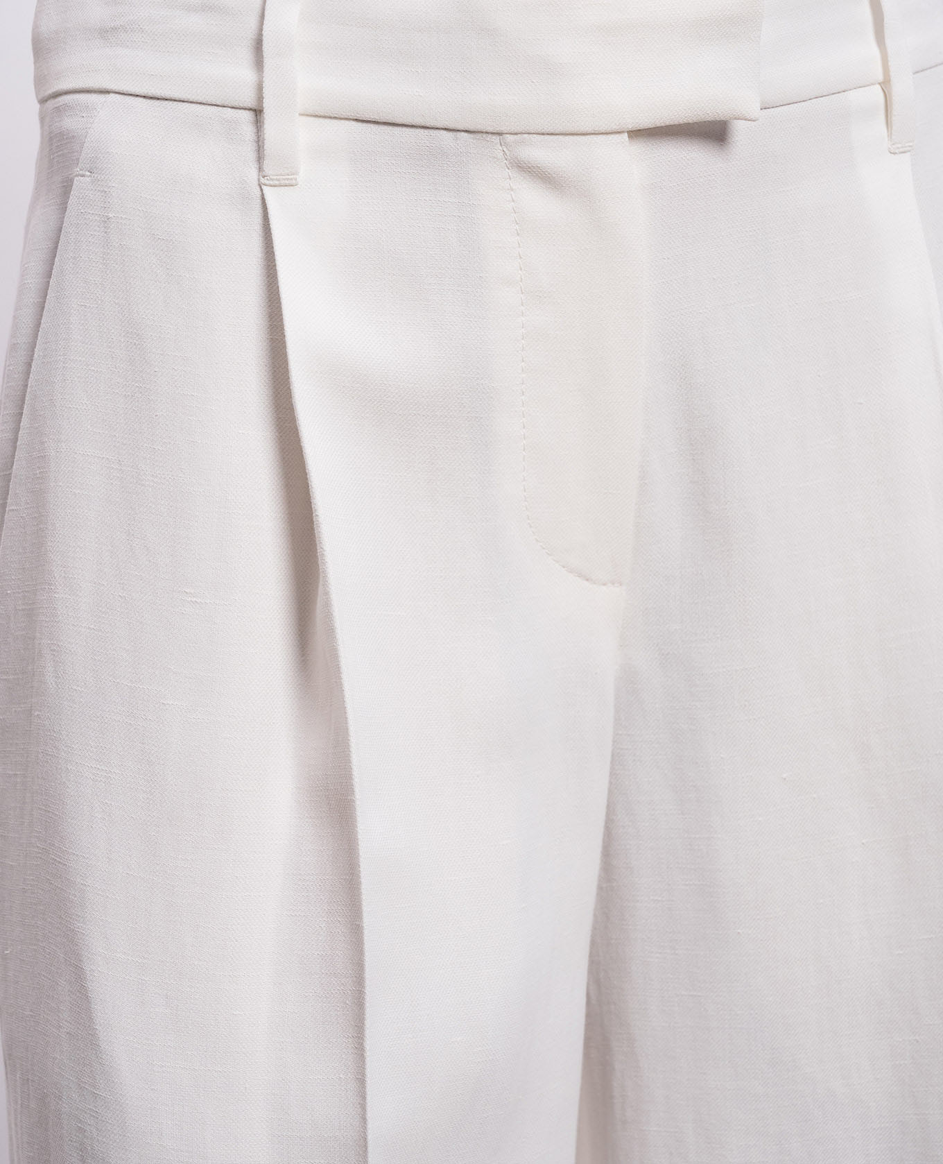 

White linen pants Brunello Cucinelli