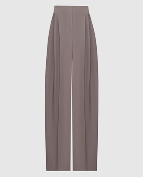 Thierry Mugler Gray wool palazzo pants 26S1PA05291019