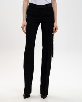 The Attico Black wool pants 260WCP00285WWW065AA