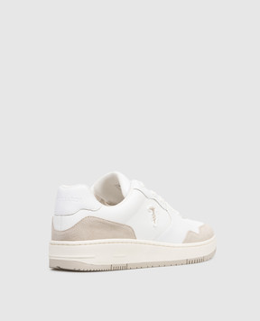 Trussardi Greyhound white leather sneakers N032S001057NMNS02L72