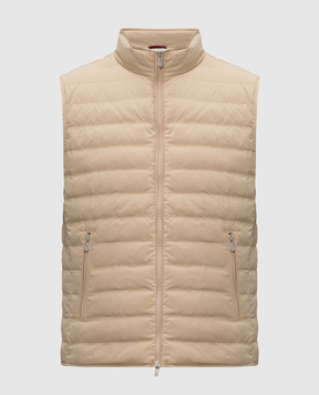 Brunello Cucinelli Beige down vest MV4081797