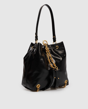 Balmain Black leather Pulse backpack GN1GE036LMTE
