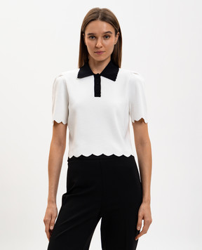 Twinset White polo shirt with logo 261TP3371