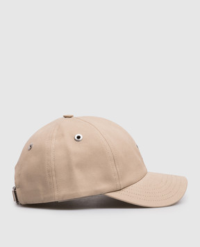 Ami Paris Beige cap with embroidered emblem UCP265AW0041