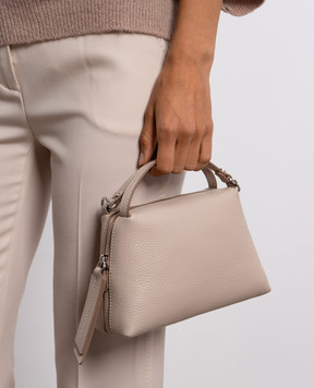 Gianni Chiarini Beige leather bag Alifa BS8145COMMGRN