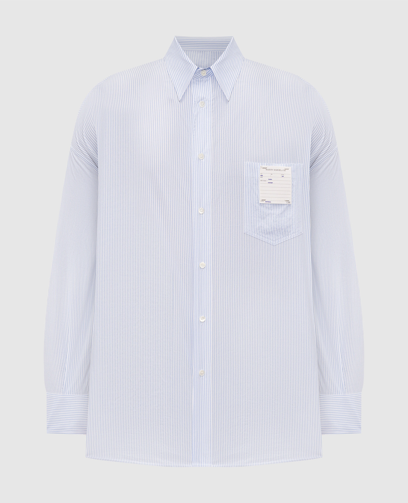 Blue striped shirt Maison Margiela MM6
