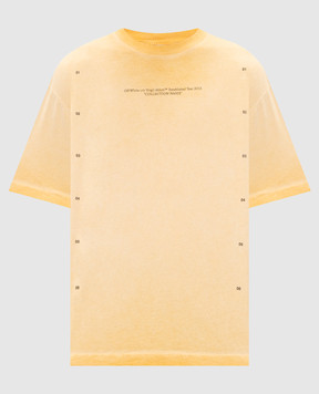 Off-White Yellow Chakra Arrow T-shirt 44MAA120F26J00G