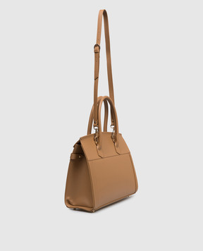 Gianni Notaro Brown leather satchel bag 253RUGAORO