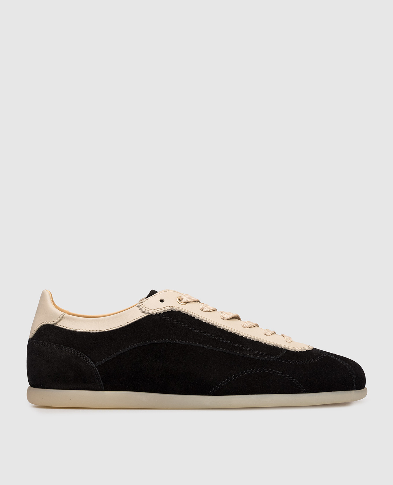 

Black suede sneakers with logo Brunello Cucinelli