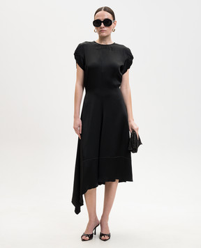 Victoria Beckham Black asymmetrical dress 1226WDR007229A